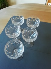 Sektschalen Gläser von Spiegelau top Zustand Kristall vintage mehrere