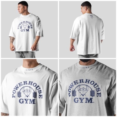 Atmungsaktives Herren T-Shirt Cool Dry Sport Laufen Performance Powerhouse Gym Top