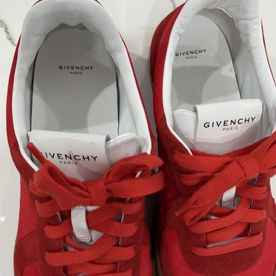 Givenchy Men's Glide Nylon/Suede Low-Top Runner Sneakers