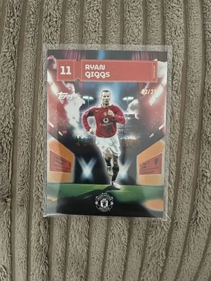 2025 Topps Manchester Man United Team Set Ryan Giggs First Old Trafford Goal /25 - Image 1 of 2