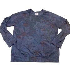 Sundry Floral Raglan Pullover super soft size 3 (large) tropical