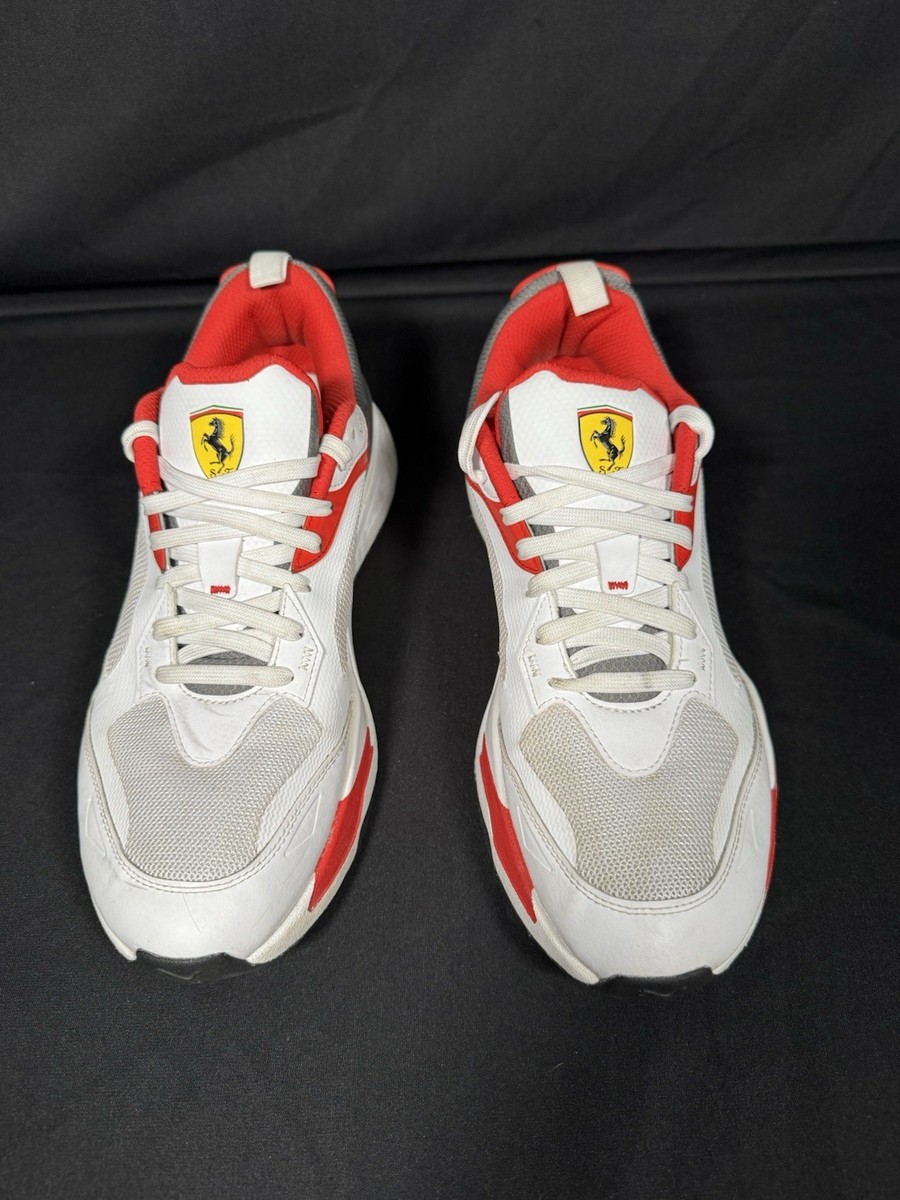 PUMA Scuderia Ferrari Rs Fast Lace Up White Red Sneaker Mens Size 13 PUMA Scuderia Ferrari Rs Fast Lace Up White Red Sneaker Mens  main image 4