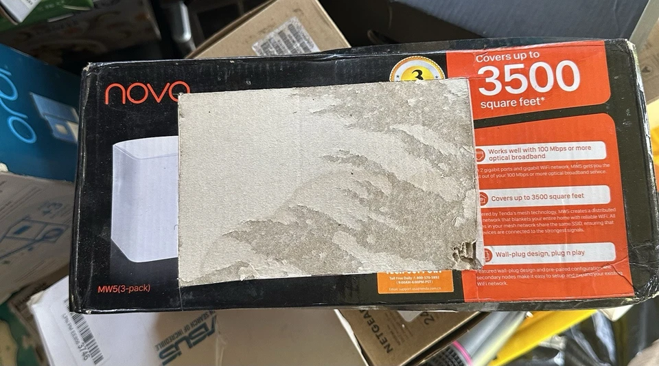 Tenda Nova MW5G 3PK AC1200 Whole-home WiFi System Dual Band Wireless Router - Image 2 of 4