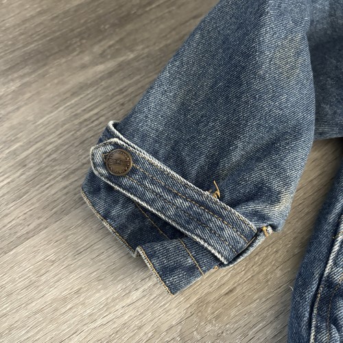 The Original Arizona Jean Jacket, Kids Size 5 , Plaid Interior, Embroidered Logo - Picture 6 of 7