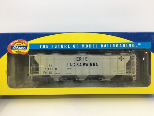 Tolva cubierta de 3 bahías HO Athearn RTR 89028 Erie Lackawanna PS 2893 EL #21808 | Condition: Used