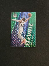 2020-21 Panini Mosaic #24 Donovan Mitchell Elevate Green Mosaic Prizm 