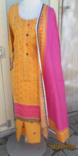 pakistani beautfull emboridery lawn cotton pant kameez L size bust 42