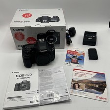 Canon EOS 80D Digital SLR Camera Body And Accessories