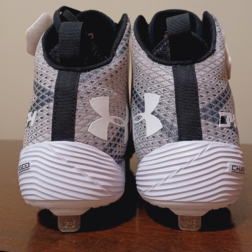 New Under Armour UA Harper One Mid ST Baseball Cleats 1278699-100 Men Sz 10.5 - Picture 6 of 10