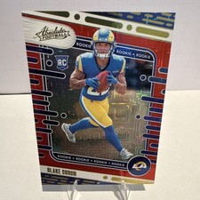 2024 Panini Absolute - Rookies Blake Corum #168 Red Squares /499 (RC)