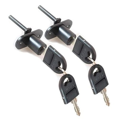 2 Pcs Drawer Lock Cabinet Locks with Keys, Zinc Alloy Desk Locks File Cabinet...