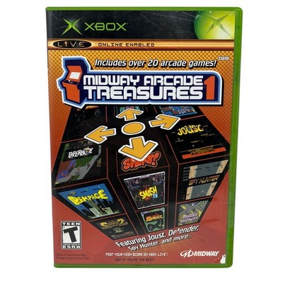 Midway Arcade Treasures 1 Xbox Game Complete Manual Included Classic Games