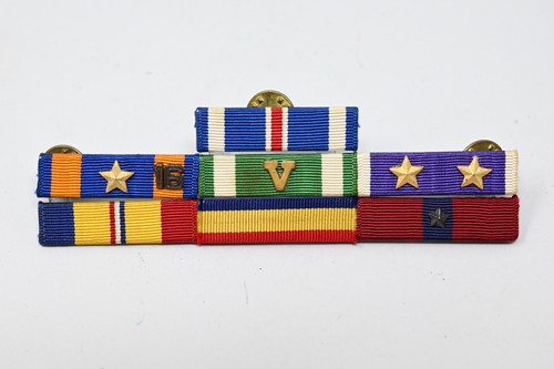 Vietnam War Highly Decorated Naval Aviator Ribbon Bar Original DFC AM Valor