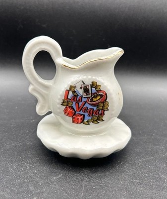 LAS VEGAS, NEVADA ROULETTE LOGO TINY WATER VASE