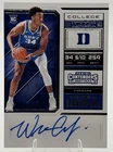 Wendell Carter 2018-19 Panini Contenders RC Rookie Auto Duke Blue Devils SP
