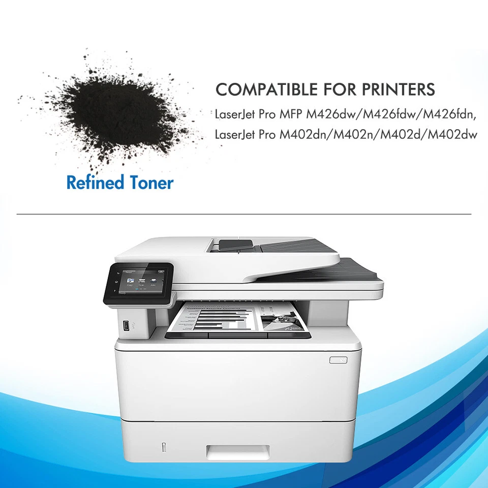 CF226A CF226X Toner for HP 26A Toner Cartridge LaserJet M402n M426fdw M402dn Lot - Image 2 of 4