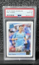 2018 Donruss Soccer Rated Rookie Phil Foden RC PSA 10