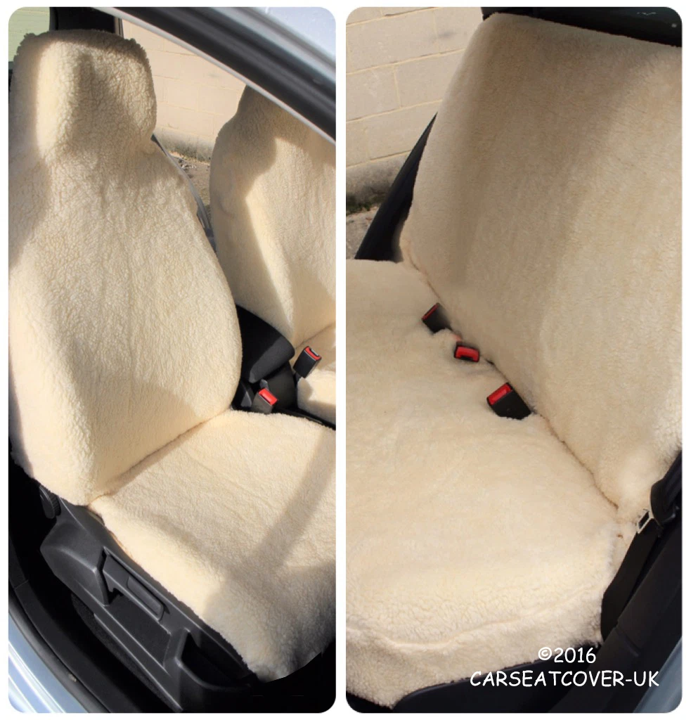 Fluffy car 2024 seat covers set