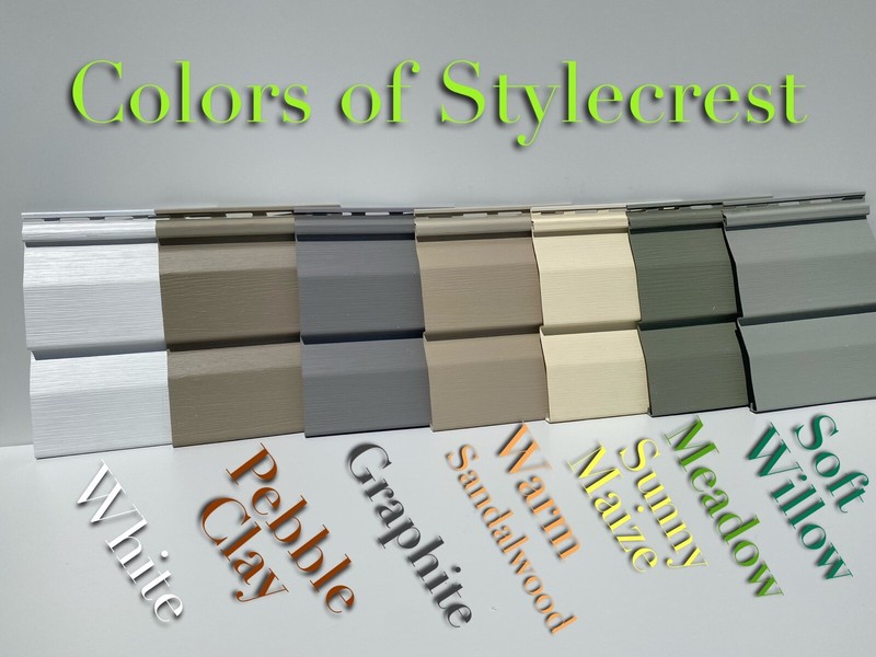 18 Square Vinyl Siding Package NIB Choose Your Color Accessories Included