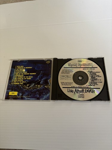 Iron maiden Live After Death CD CDP 7 46186 2 frühe Presse wie neu - Bild 4 von 7