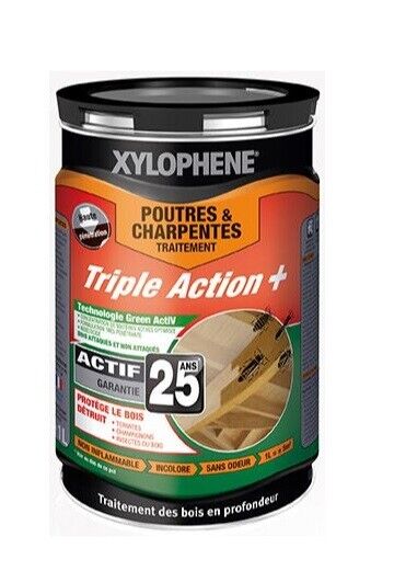 XYLOPHENE 1L TRAITEMENT BOIS POUTRE CHARPENTE INSECTICIDE TERMITE 25 ANS XYLOPHENE 1L TRAITEMENT BOIS POUTRE CHARPENTE INSECTICIDE TERMITE 25 ANS