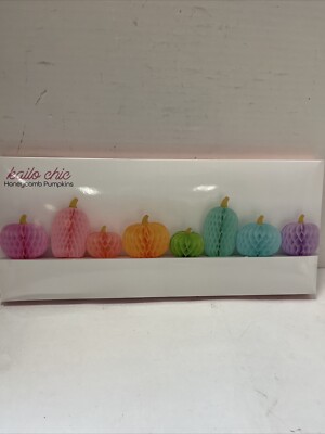 Rainbow Honeycomb Pumpkins KAILO CHIC