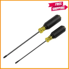 Klein Tools 85742 Screwdriver Set, 3/16 Cabinet and #2 Phillip, 2-Piece