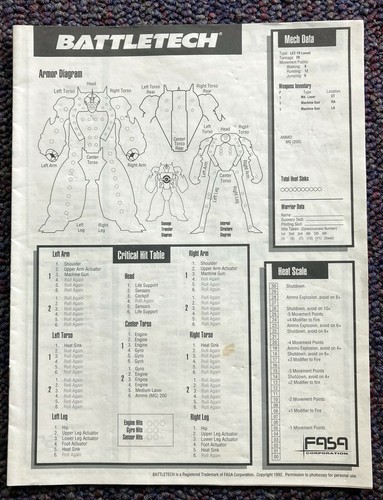 Battletech Tercera Edición Core Box Set FASA 1604 (minis no incluido) - Imagen 3 de 10