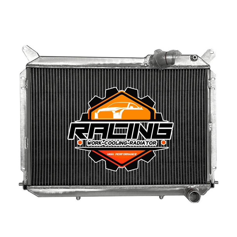 Radiador completo de aluminio para Nissan 300ZX 1984-1989 3,0 L V6 1985 1986 1987 1988 89 Foto 2 de 4