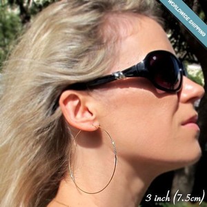 Lightweight Gold Hoop Earrings 3 Inch Hoops Fashion Jewelry Image Is Loading Lightweight Gold Hoop Earrings 3 Inch Hoops Fashion