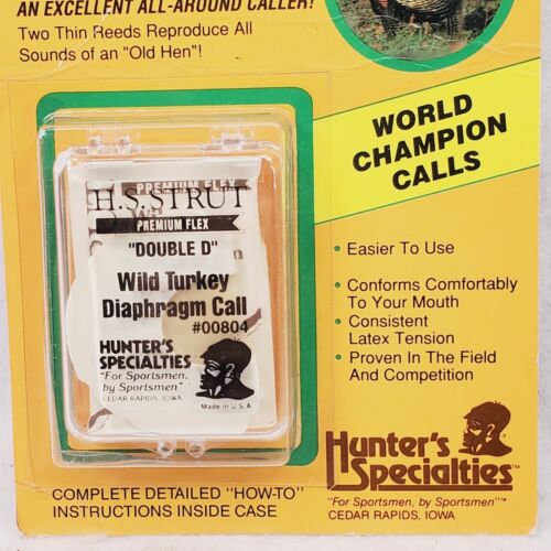 H. S. Strut premium Flex "Double D" Diaphragm Wild Turkey Call #00804 - Picture 4 of 20