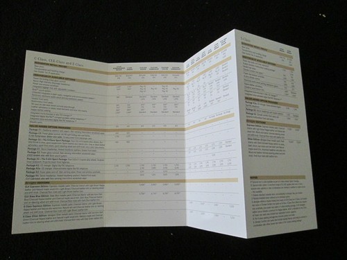 2000 Mercedes Price Brochure S430 S500 SL500 SL600 E55 E320 E430 SL SLK Catalog - Picture 3 of 4