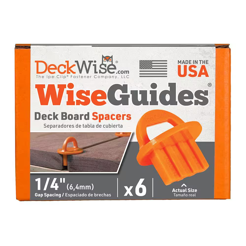 パーツ wiseguy Wiseguides 1/4 In. Gap Deck Board Spacer for Hidden Deck Fasteners