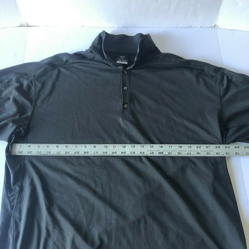 Nike Golf Polo Shirt Black Sphere Dry Diamond Mens Size XL # 56323 - Picture 5 of 11