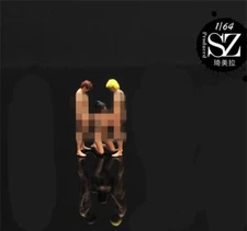 1/64 Scene Props Lovers Man Girl Miniatures Figures Model For Cars Vehicles Toys