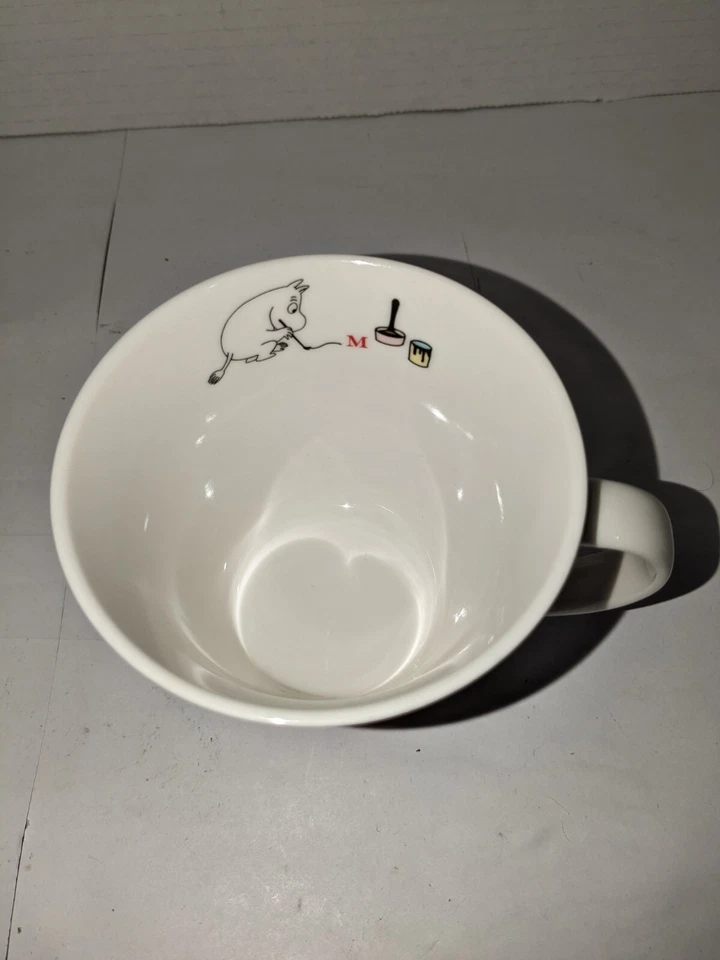 Moomin Initial Mug Cup M MM630-11M Moominpappa Moominmamma Yamaka from Japan - Image 3 of 4