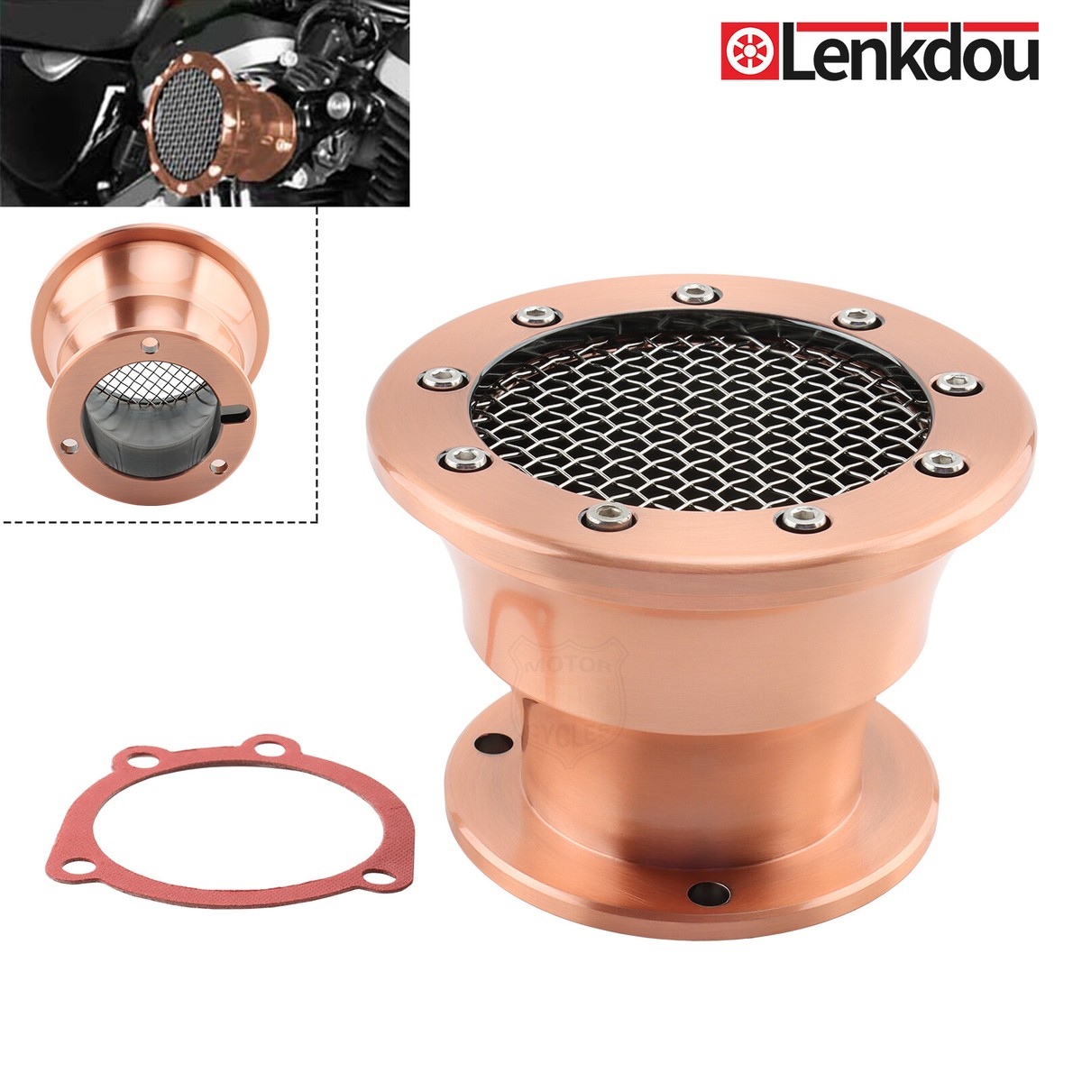 Radial Plexitube チューブサウンド オーバードライブ〜ハイゲイン Bronze Velocity Stack Air Cleaner Intake For Harley Touring Road