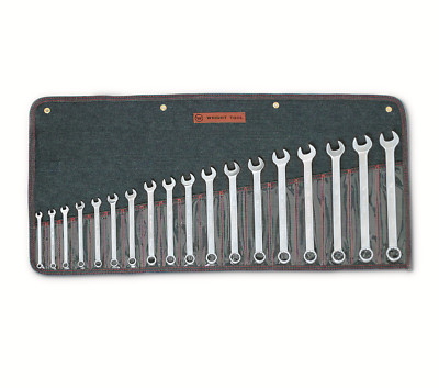Wright Tool WRIGHTGRIP  2.0 12 Point Combination Wrench Set 18 Pieces Metric 758