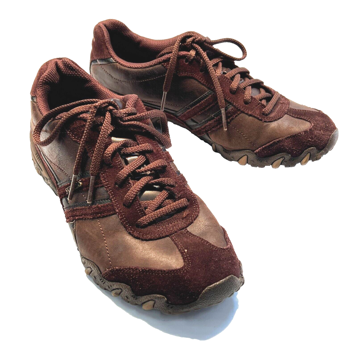 Skechers SN 46416 Chocolate Women's 8.5 Relaxed Leather Step