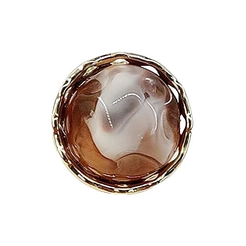 Botones de Costura Marrón Vidrio