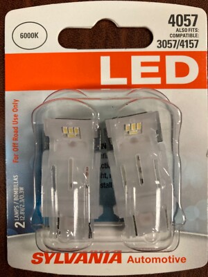 Sylvania LED 4157 Pair Set LED Lamps Bulbs 3057/4057 Brand new