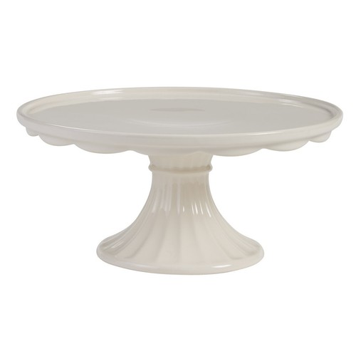 Pie de pedestal para pasteles Ironstone estilo antiguo comedor cocina - Imagen 1 de 4