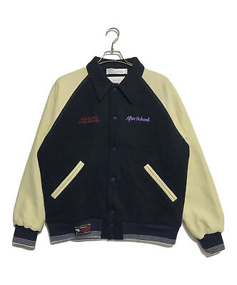 DAIRIKU \Brat Pack\ Raglan Stadium Jacket Size: L Navy Men DAIRIKU \Brat Pack\ Raglan Stadium Jacket Size: L Navy Men