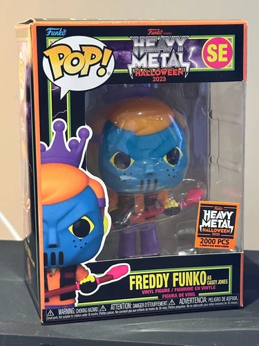 Funko Pop! Freddy Funko as Casey Jones Blacklight TMNT LE 2000
