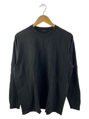 COMOLI Long Sleeve T Cotton Jersey Shirt BLK Solid Color Z01 COMOLI Long Sleeve T Cotton Jersey Shirt BLK Solid Color Z01