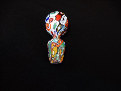 Murano Fratelli Toso Millefiori Cruet w/Stopper Cane Glass - Picture 15 of 16