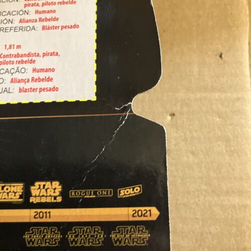 !!! Star Wars Hasbro Black Series Lucasfilm 50th POTF 6in Han Solo - NEW, EC !!! - Picture 24 of 24