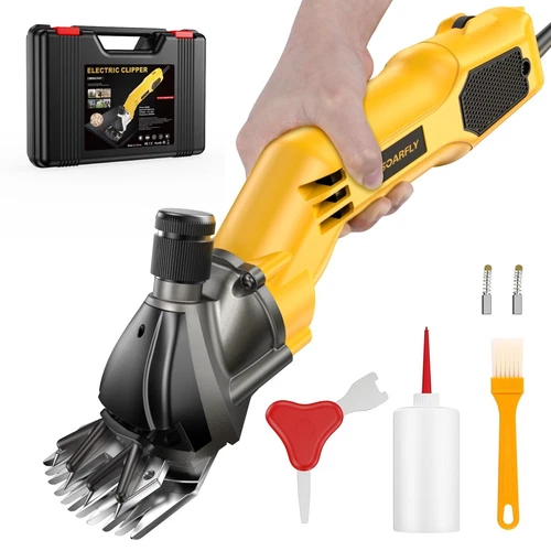 Sheep Shears, 600W Heavy Duty Professional Electric Sheep Clippers, Livestock...