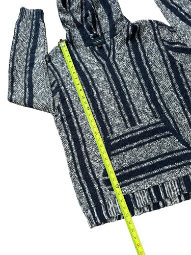 Lucky Brand Sweater Men’s Striped Hooded Pullover Sweater Medium NWT’S MSRP $119 - Picture 8 of 12
