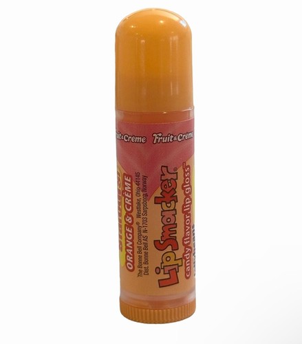 Vintage Bonne Bell Starburst Lip Balm Smacker Orange & Creme Bubble Font VHTF! - Picture 2 of 2